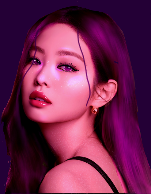 Blackpink Jennie smudge edit