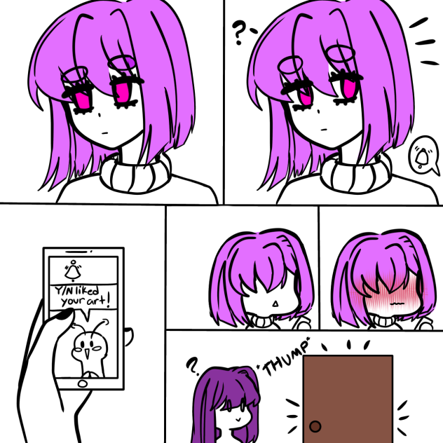 When Someone liked my art