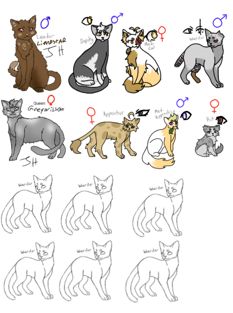 Warrior Cats for James Holjek