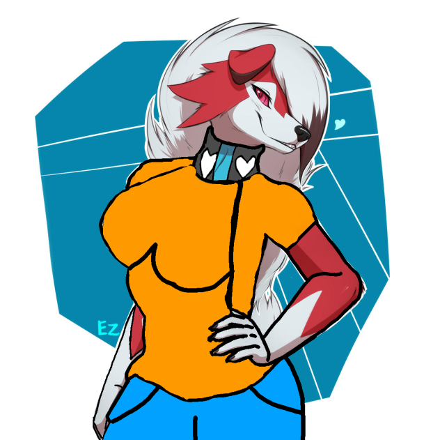 Roxy the lycanroc midnight as adult 😍