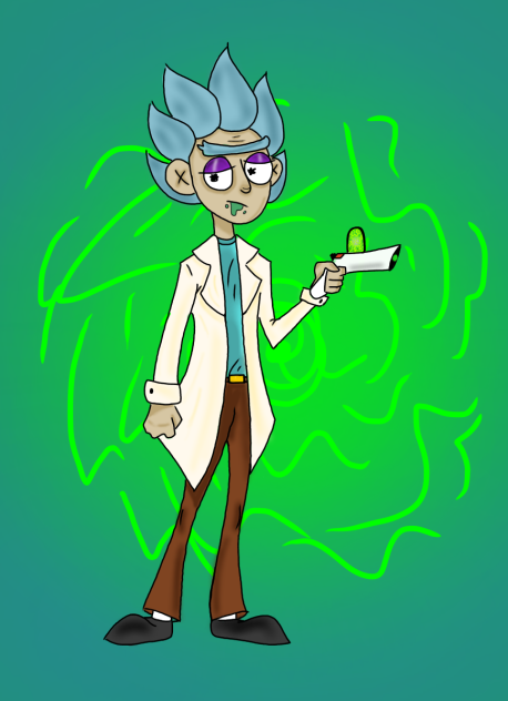 RICK AND MORTY SPEEDPAINT - ibisPaint