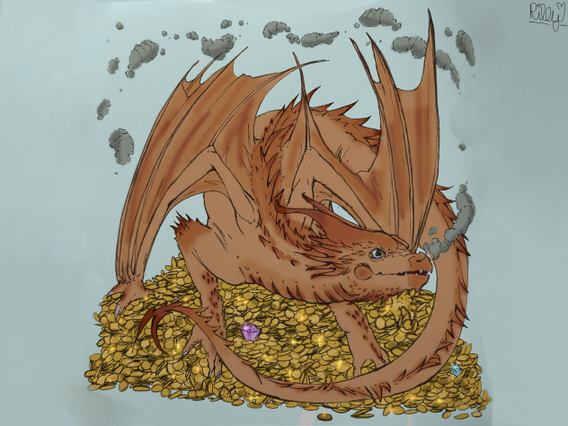 ⚜️dragon and his treasure ⚜️
