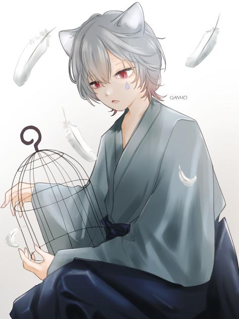 ケモ耳着物