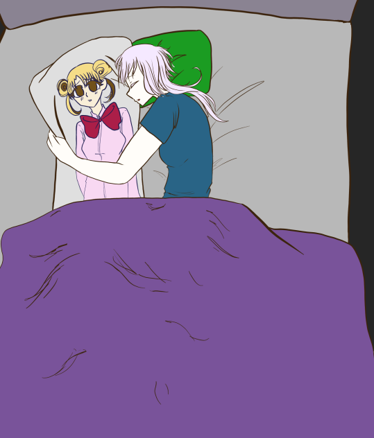 Lilac sleeping
