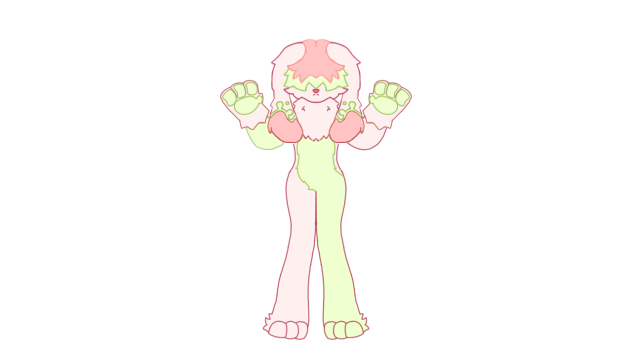 New fursona drawing
