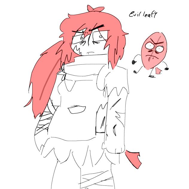 Evil leafy gijinka