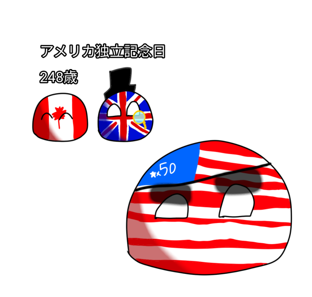 7月4日はアメリカ独立記念日!
