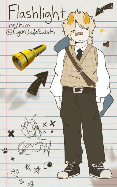 Flashlight ♥️ phighting oc