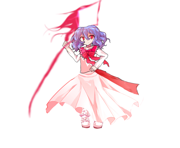 東方立ち絵改変!レミリアの衣装変えただけ(－∇－)下手すぎ !う～☆