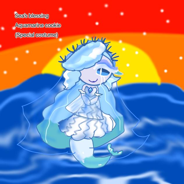 Sea’s blessing aquamarine costume