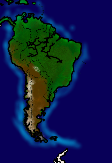 South America and country