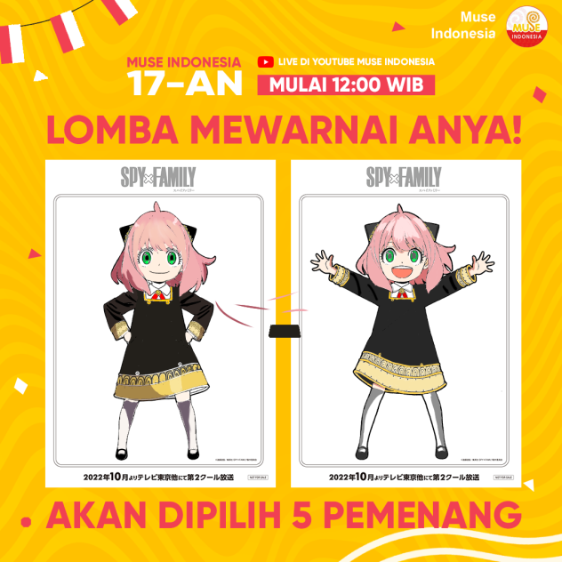 Lomba 17an mewarnai anya
