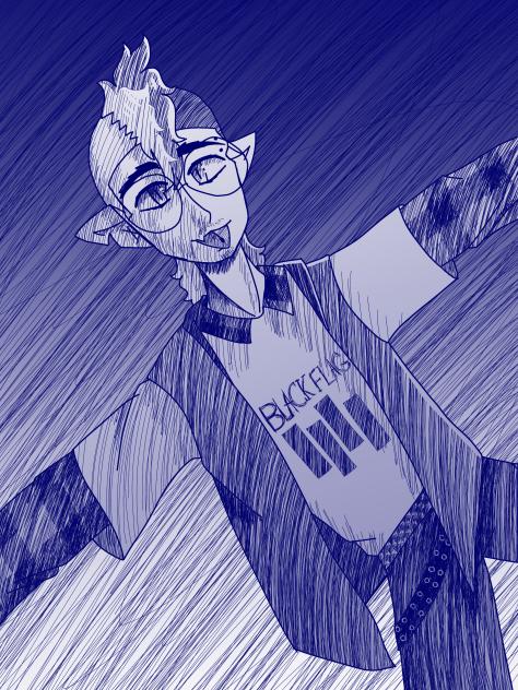 literally in a closet drinking monster 💀