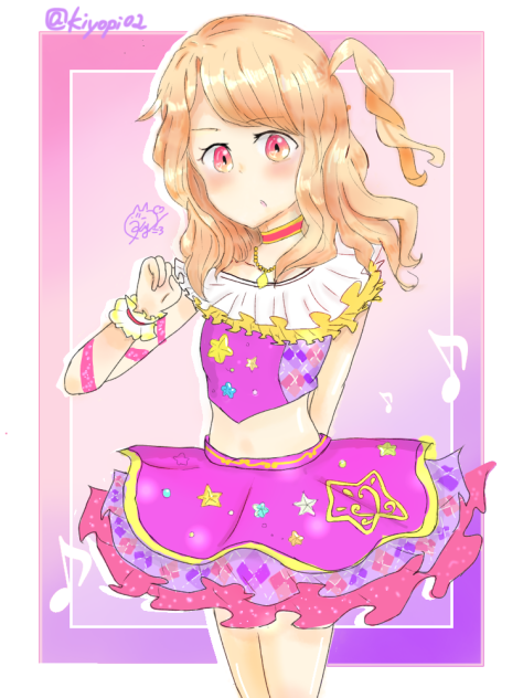 アイカツスターズ真昼】139]アイカツスターズ アニon マグバッジ 香澄