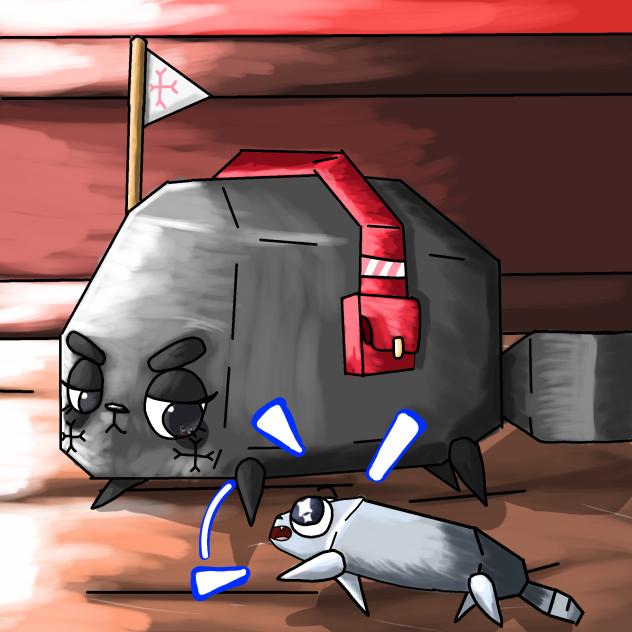 pebble and coal