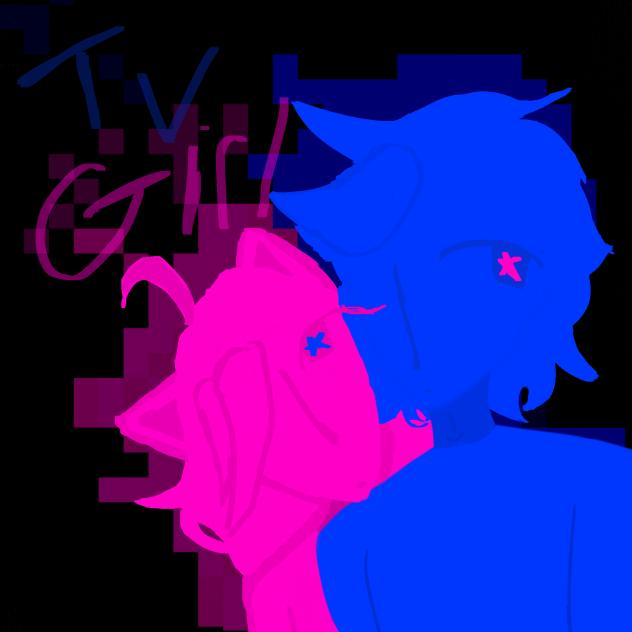 Silly Tv Girl drawing  re upload