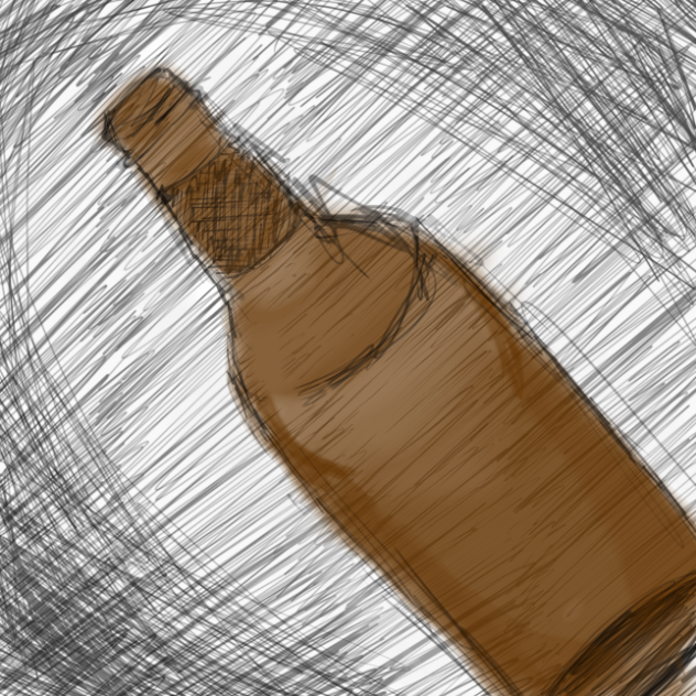 Beer bottle (colored) - ibisPaint