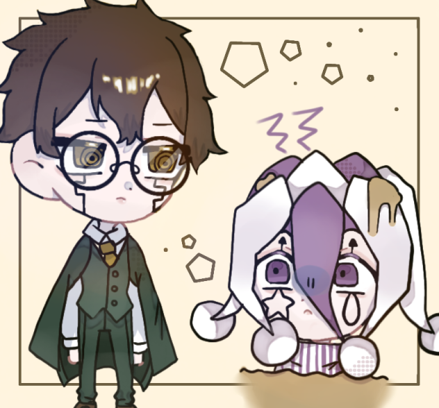 (  ◎=◎)  (●''●  )