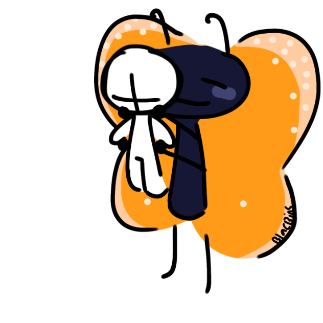 your oc and butterfly