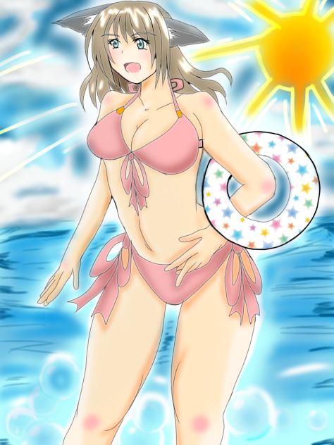 海水浴❗