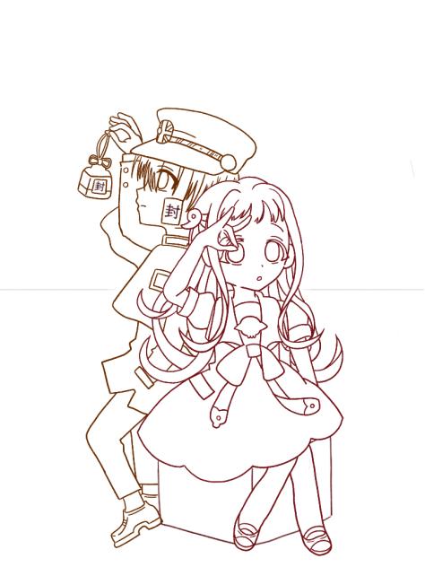 花子くん線画