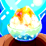 かき氷【ドット絵】