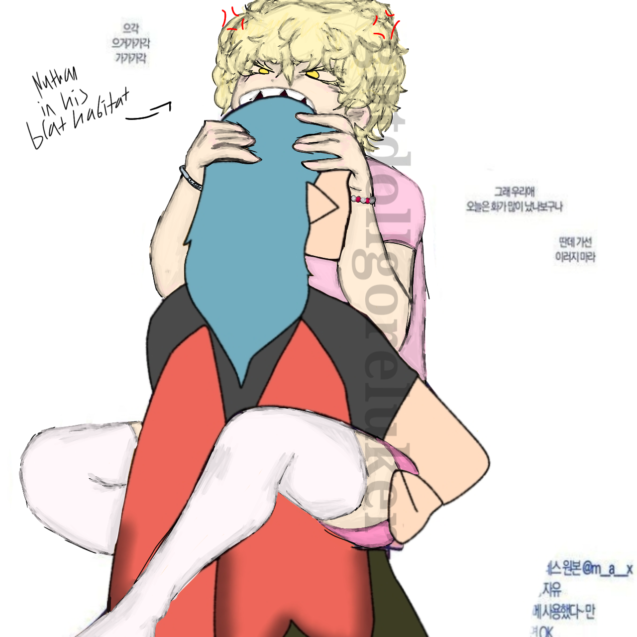 nathan in his brat habitat - ibisPaint
