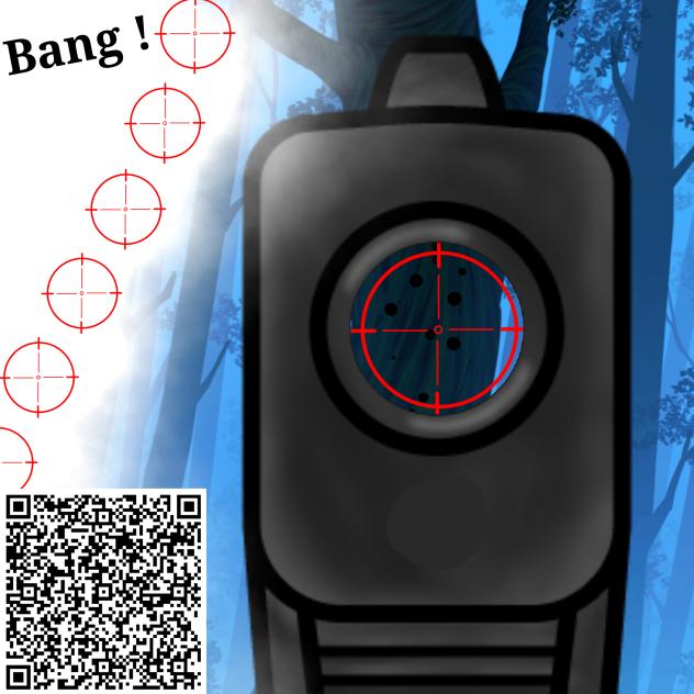 Aim Scope, Gun Aim, Sci-fi stamp
