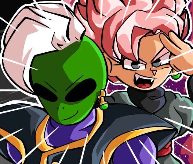 Zamasu and Goku black cosplay