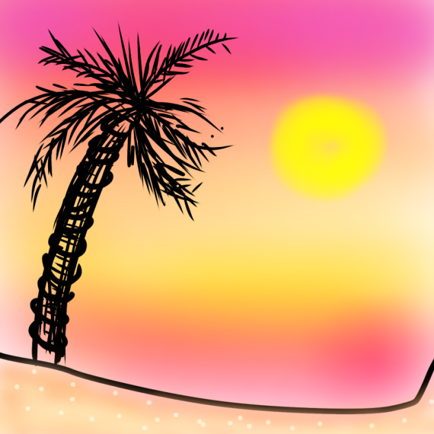 the Sunset - ibisPaint