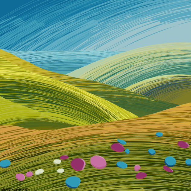 Idk but some of the hills are yellow