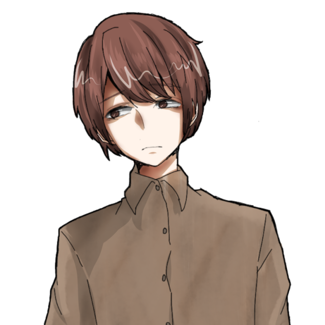 線画を借りて塗ってみた