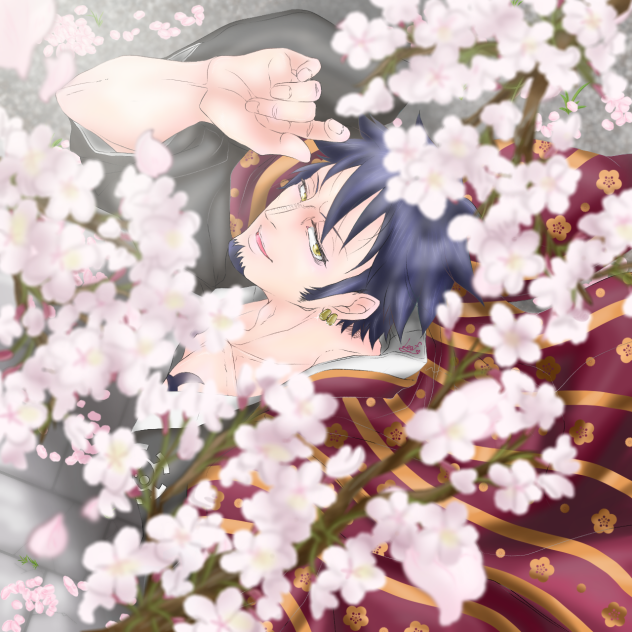 世の中に　たえて桜のなかりせば