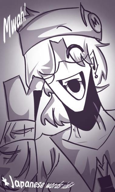 Myself IRL in white. 🖥️MONITORING🖥️