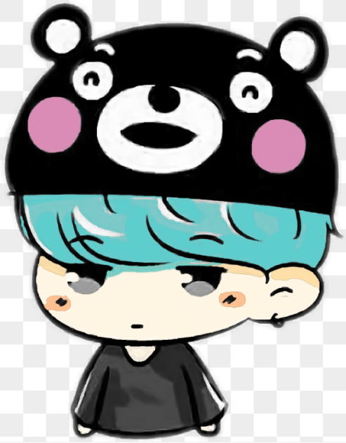 Suga Kumamon Cute Chibi