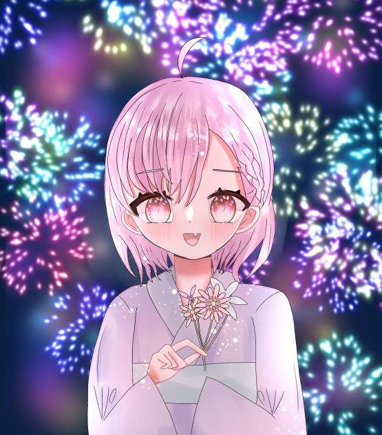 お花×花火