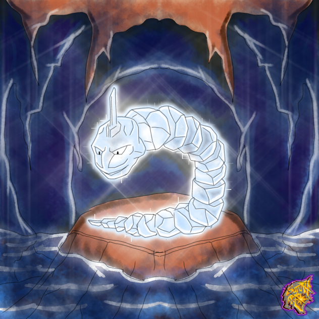 Crystal Onix [Pokemon Fan Art]