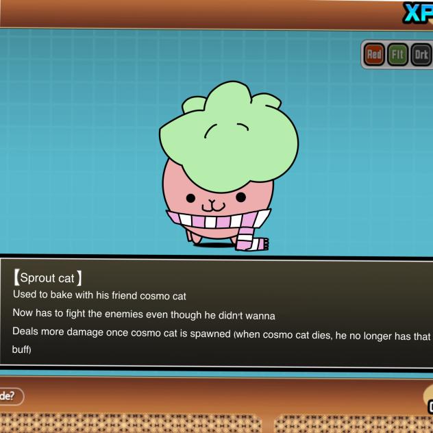 Sprout if he was a battle cat
