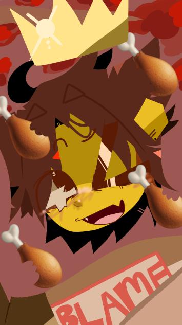 SHEDLEDSKY! 🍗! (First Time Drawing Him.)