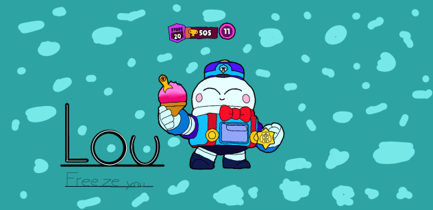 Lou from Brawl Stars