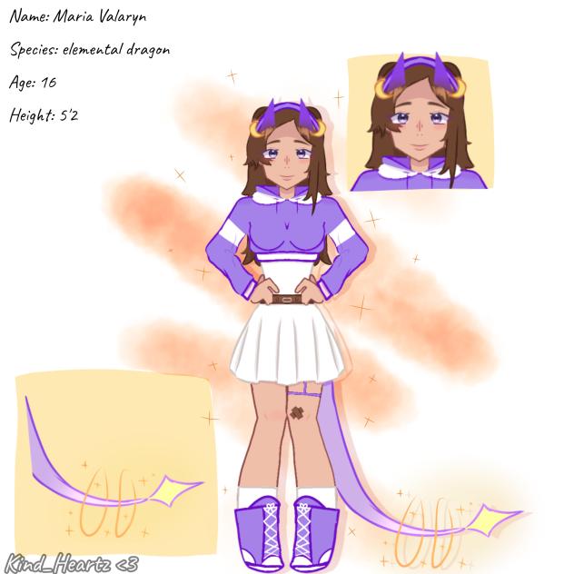 full body of my Maria oc