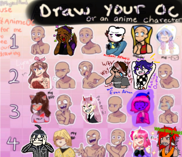 Draw your oc, anime character