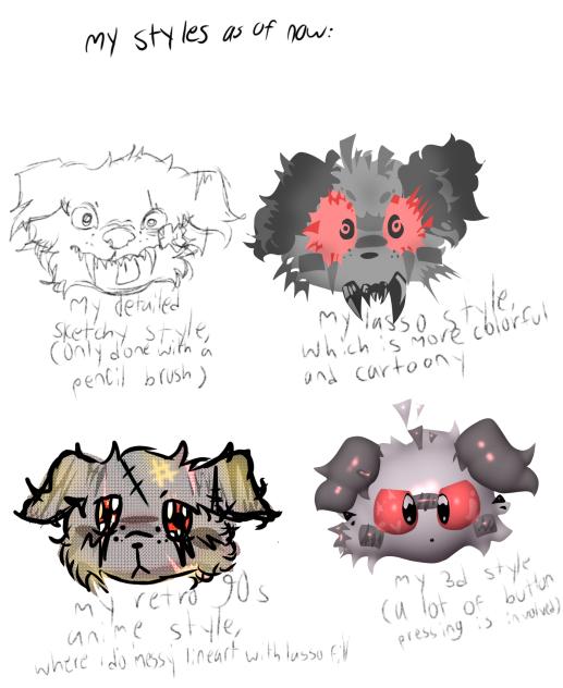 all my styles!!