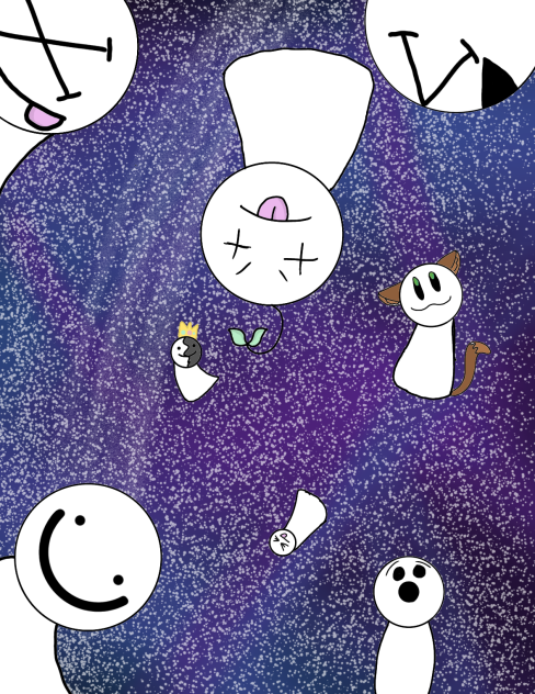 Just blobs IN SPACEEEE