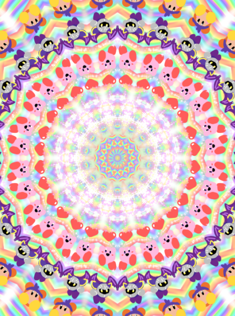 Kirby but It’s geometrical