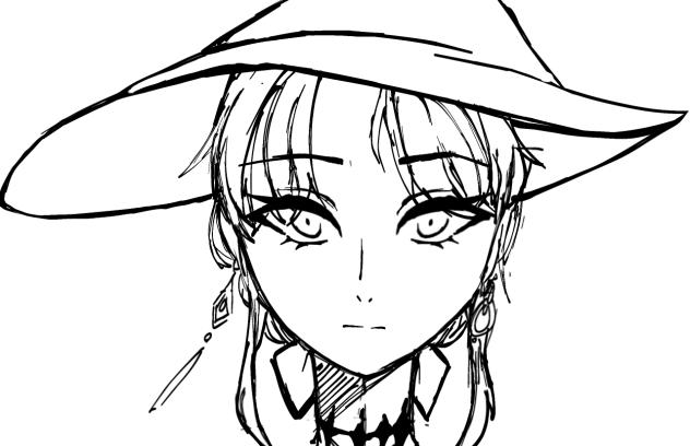 落書き　魔法使い