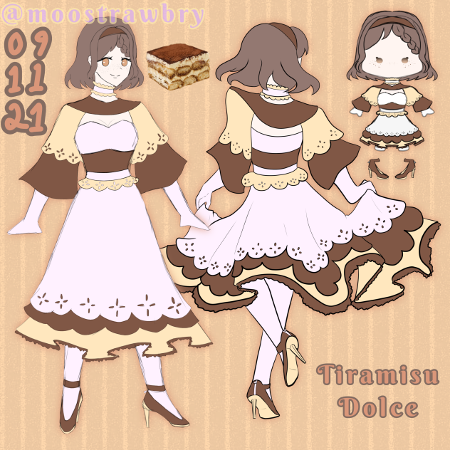 Tiramisu Dolce ref sheet