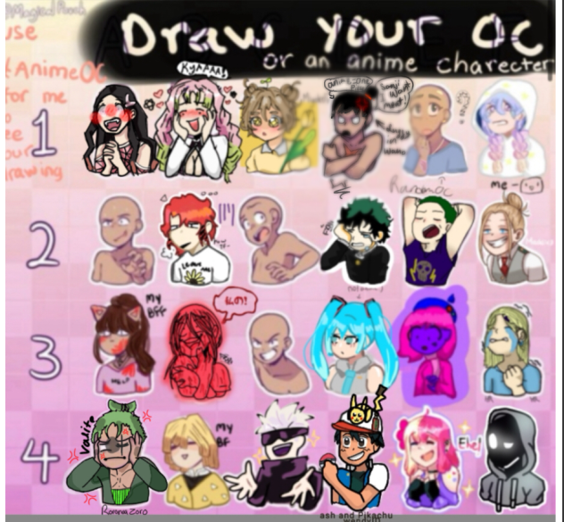 Draw ur oc or an anime character