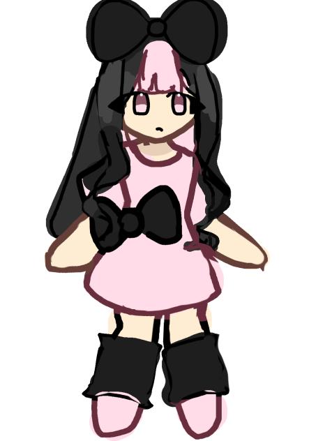 black and pink girl