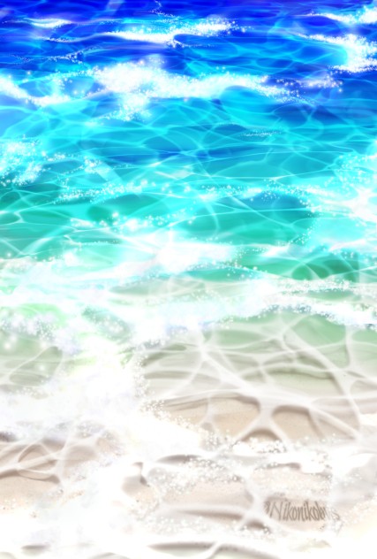 波打ち際 Ibispaint 波打ち際 Ibispaint